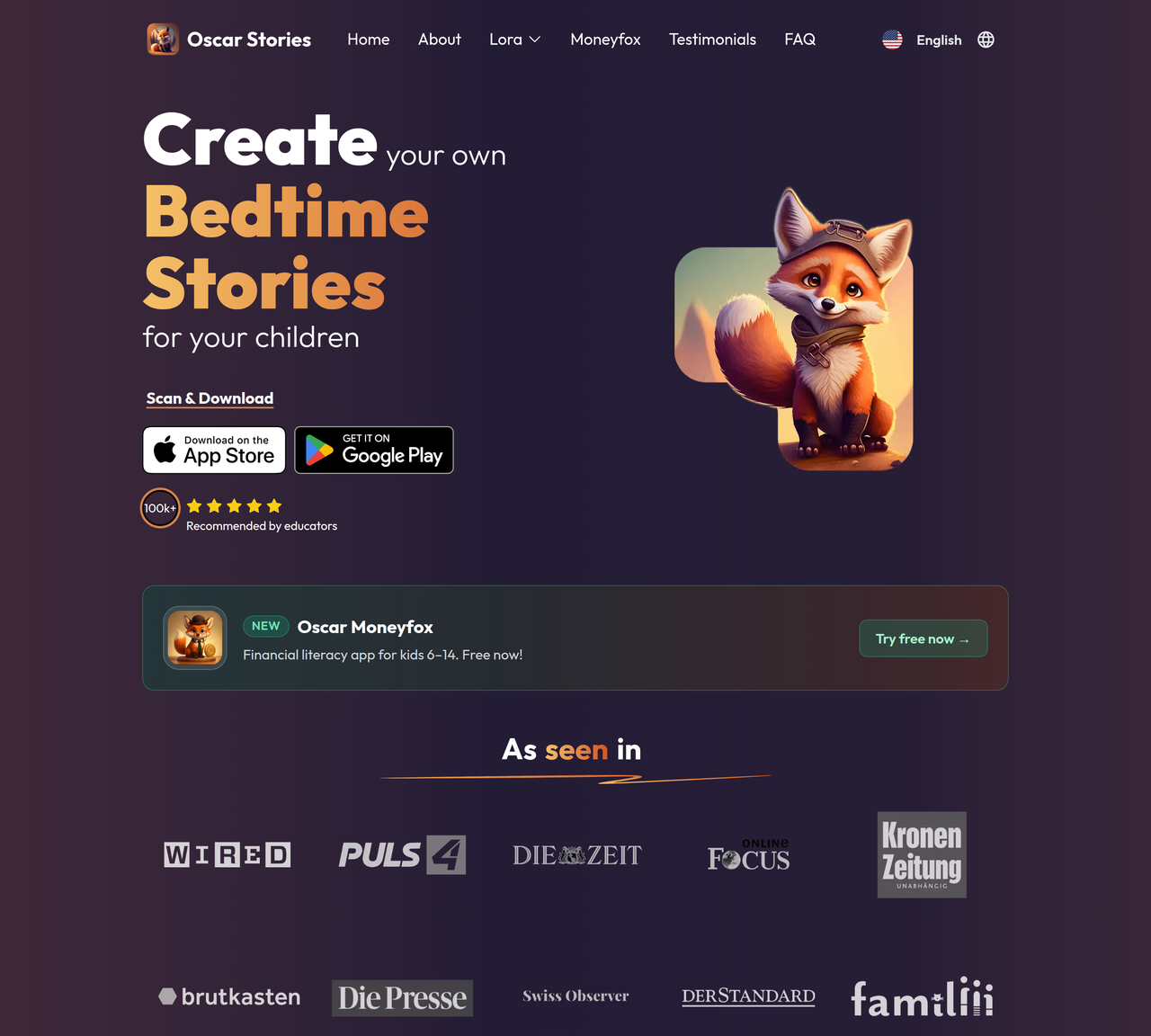 Screenshot of Oscar