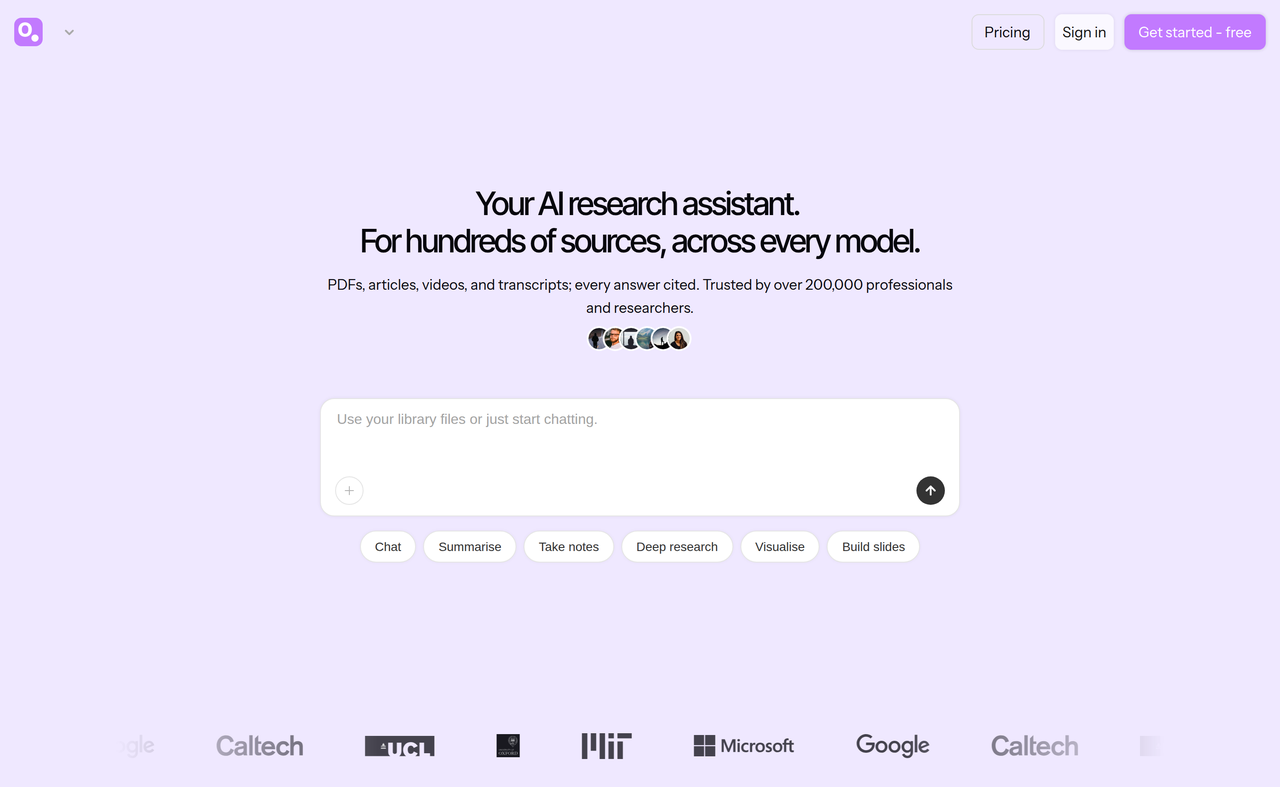 Screenshot of Otio AI