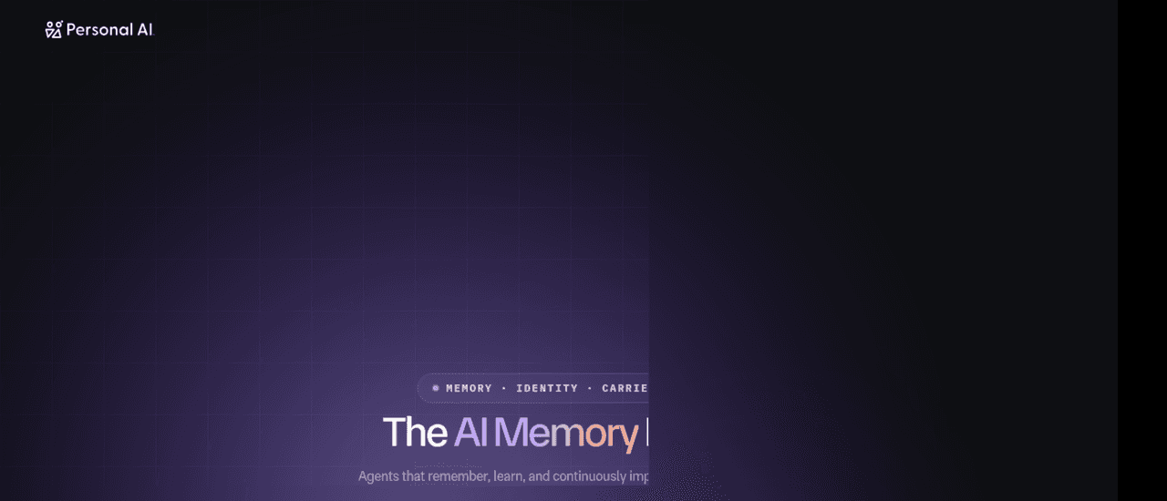 Screenshot of Personal AI