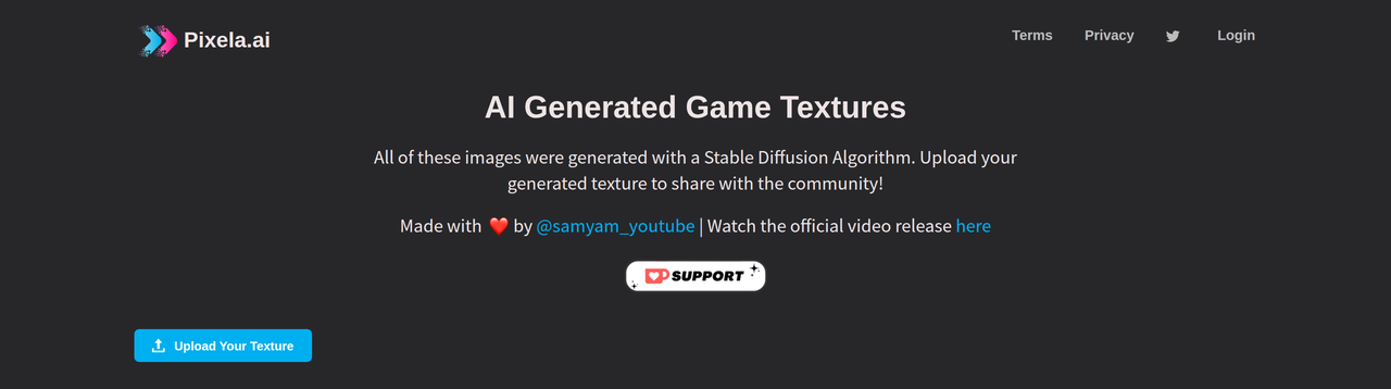 Screenshot of Pixela AI