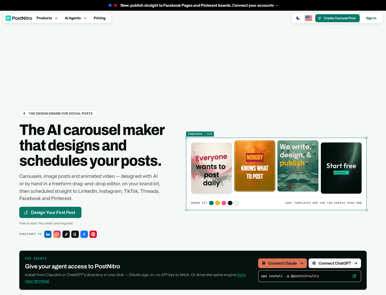 Screenshot of PostNitro