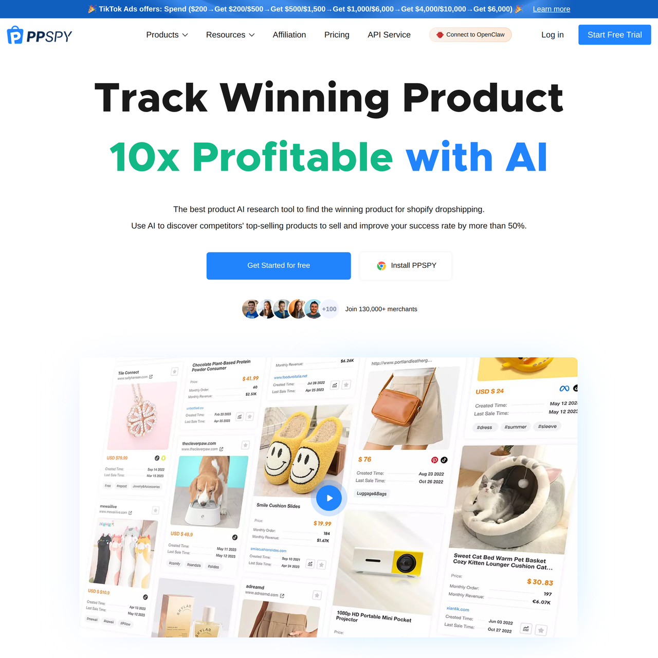 Screenshot of PPSPY
