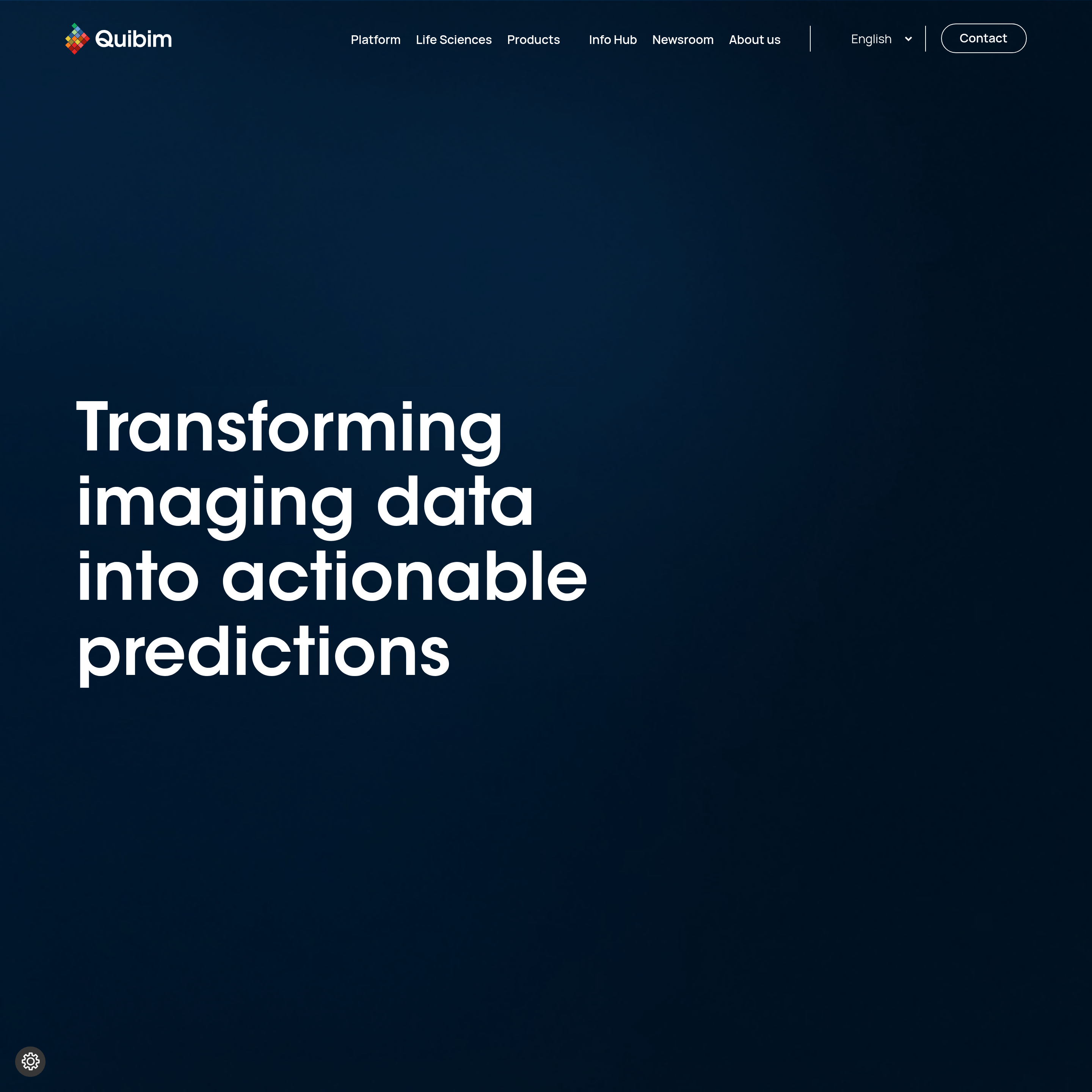 Screenshot of Quibim