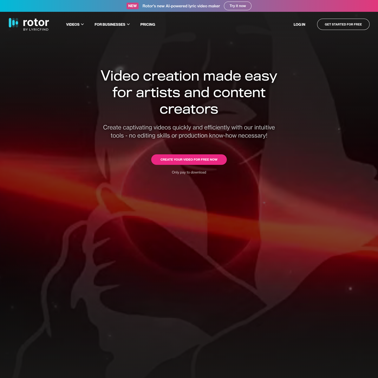 Screenshot of Rotor Videos