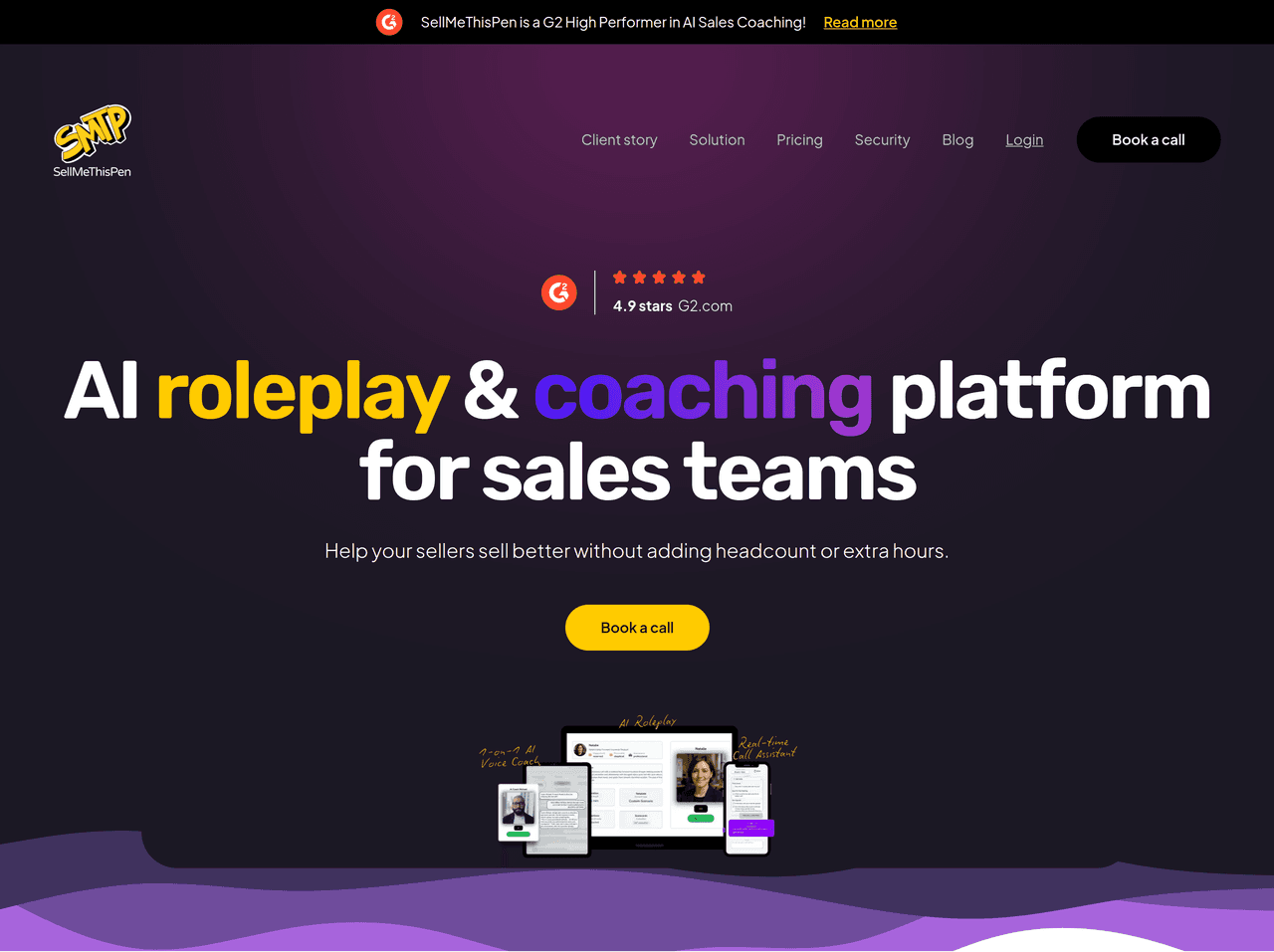 Screenshot of SellMeThisPen