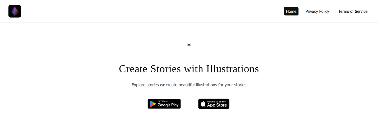 Screenshot of Story Illustrator AI
