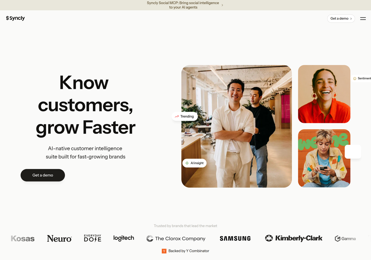 Screenshot of Syncly