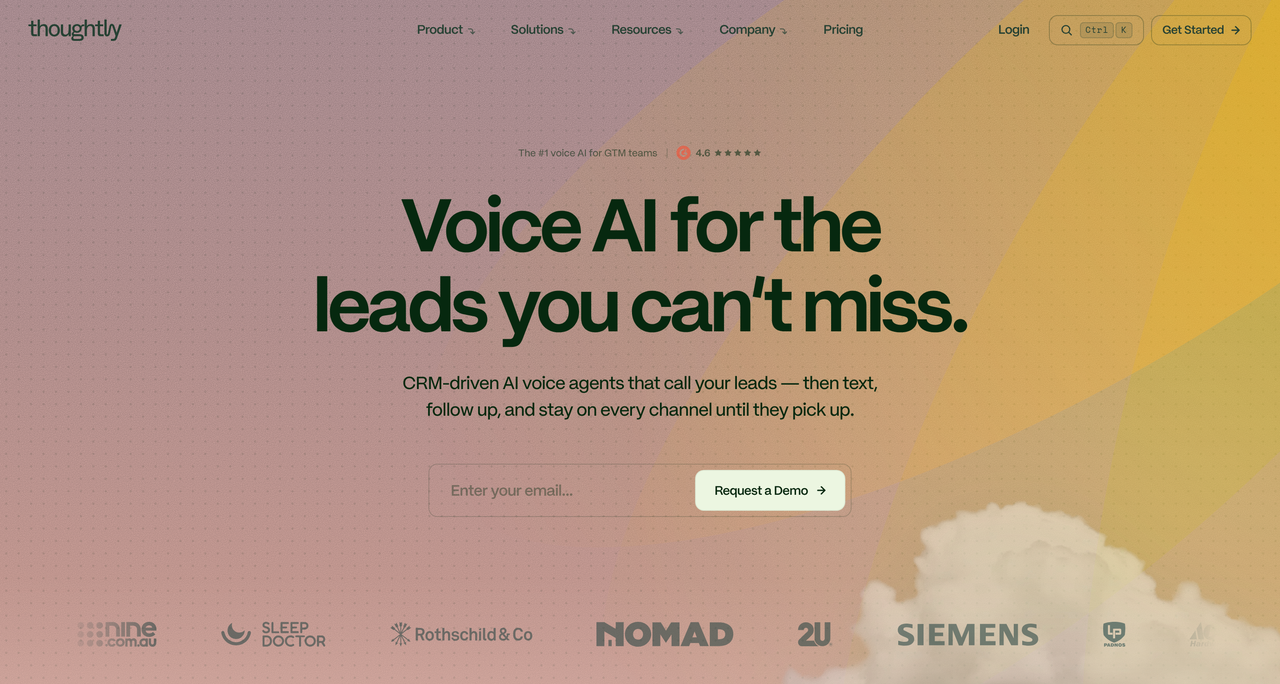 Screenshot of Thoughtly