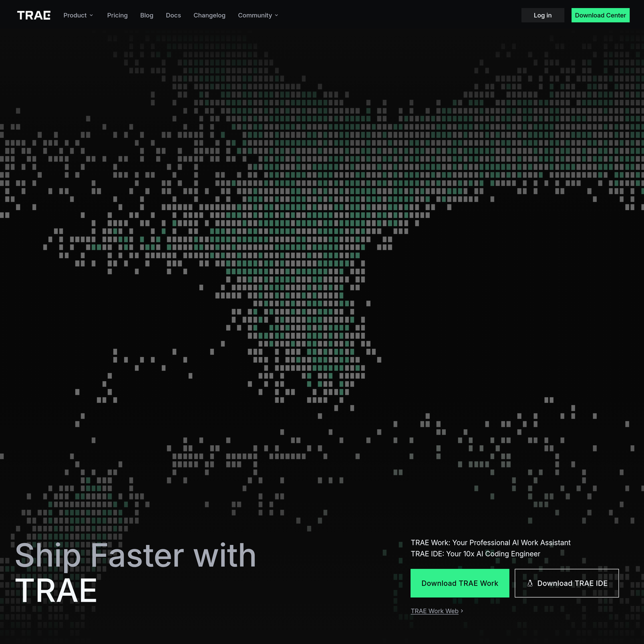 Screenshot of Trae