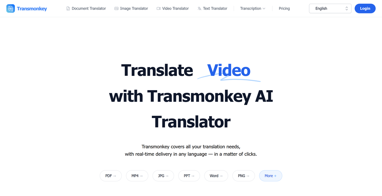 Screenshot of Transmonkey