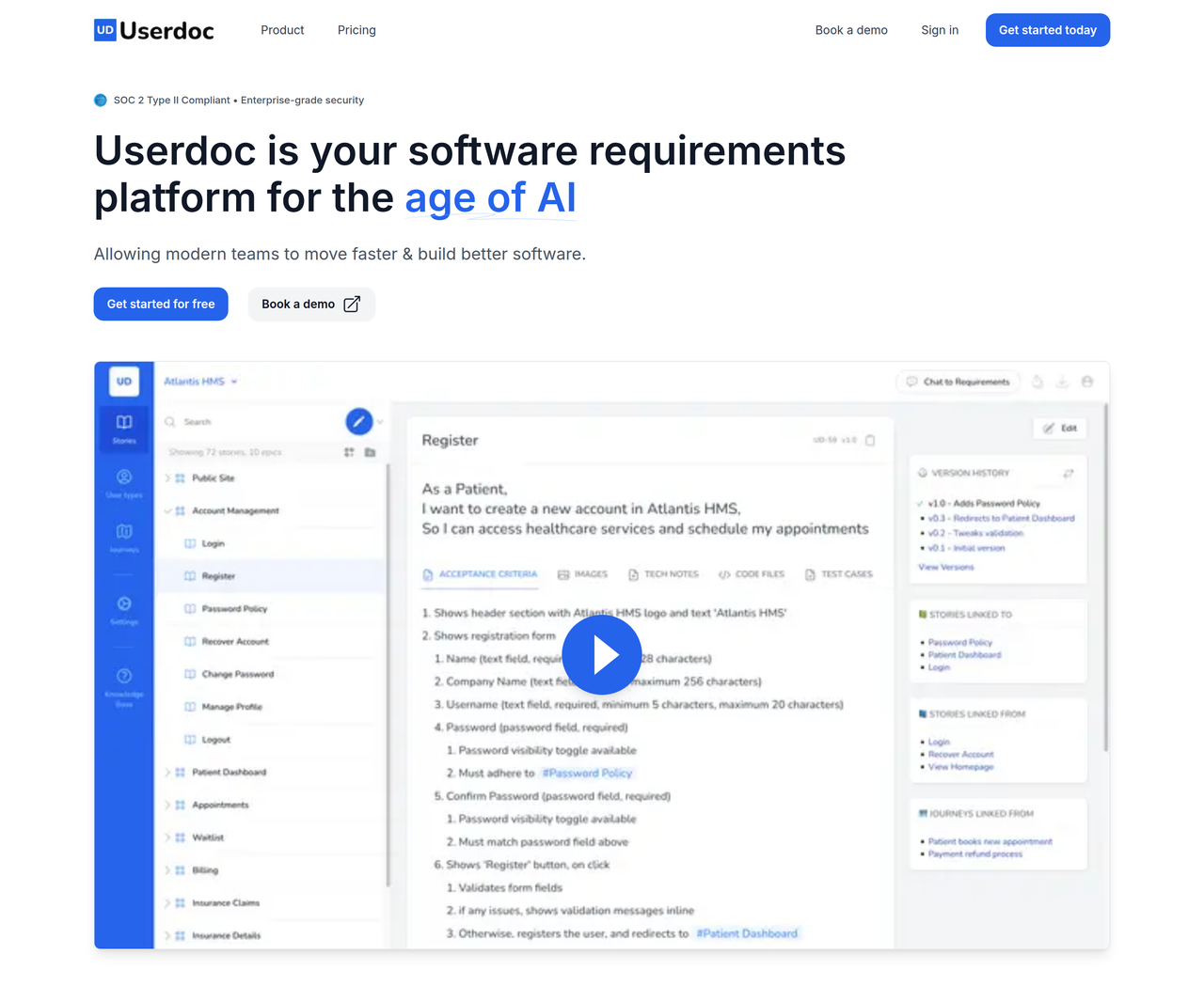 Screenshot of Userdoc