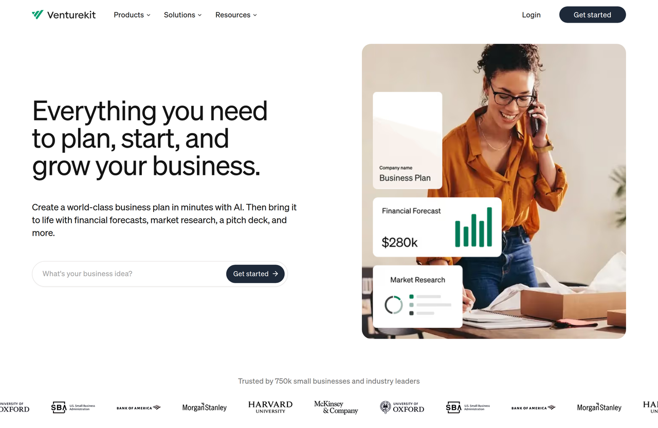Screenshot of Venturekit