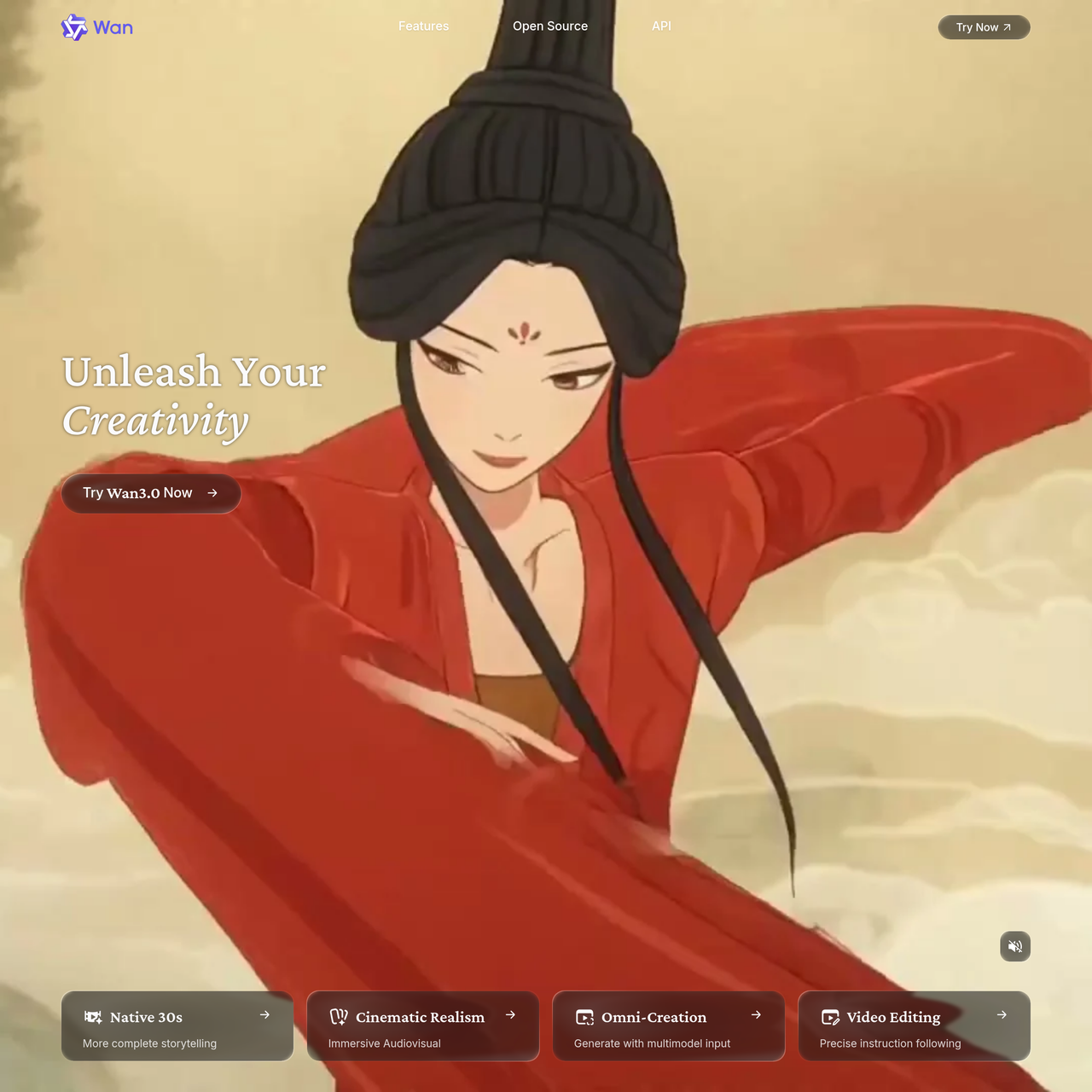 Screenshot of Wan 2.1 AI Video