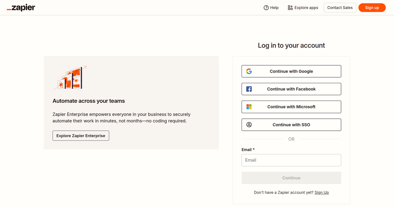 Screenshot of Zapier MCP
