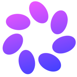 A favicon of Meta AI
