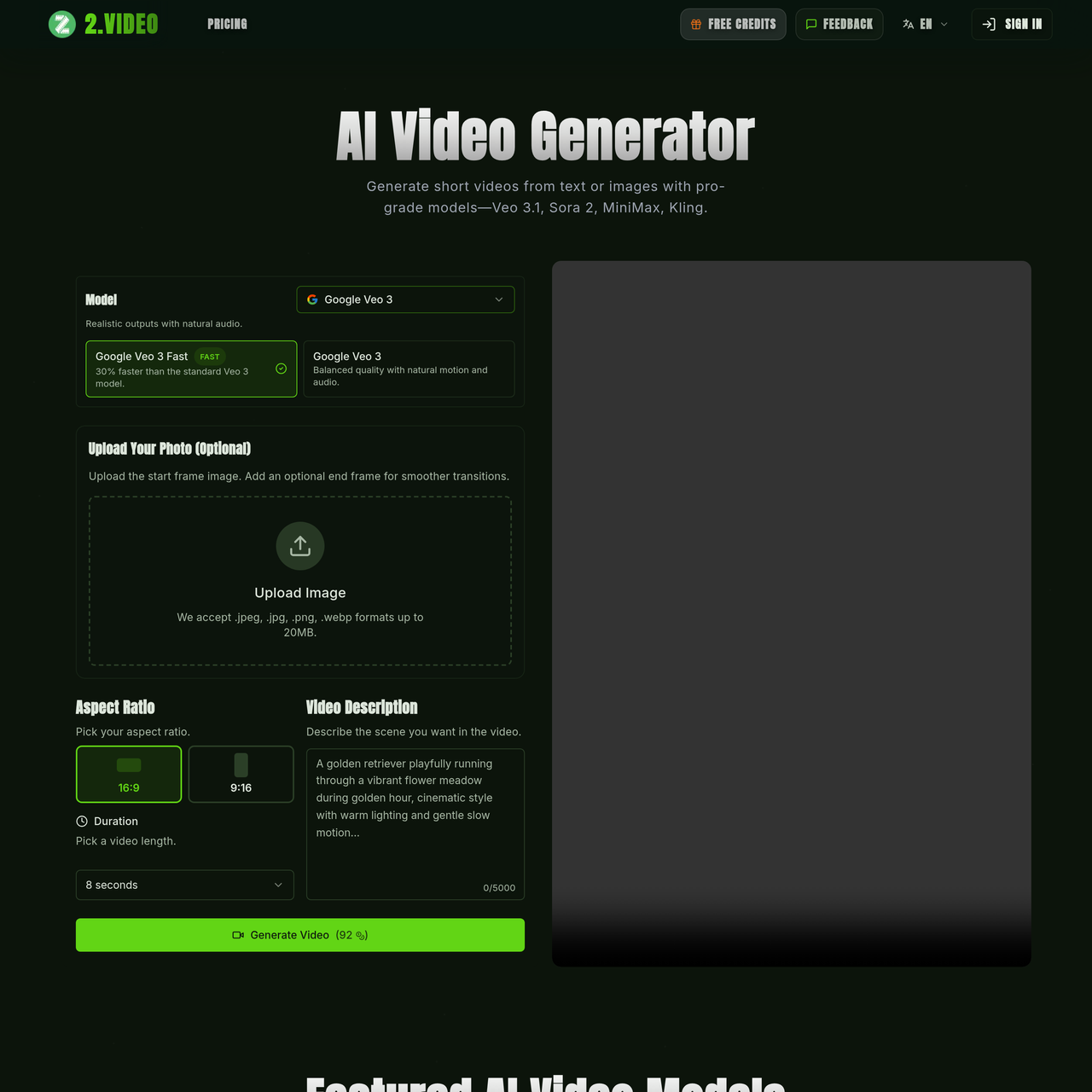 Screenshot of 2 VIDEO