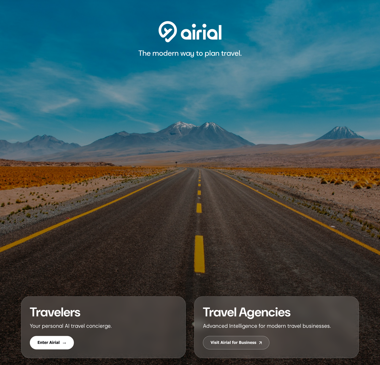 Screenshot of Airial Travel
