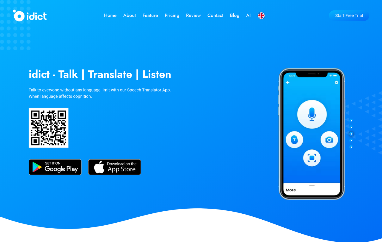 Screenshot of idict