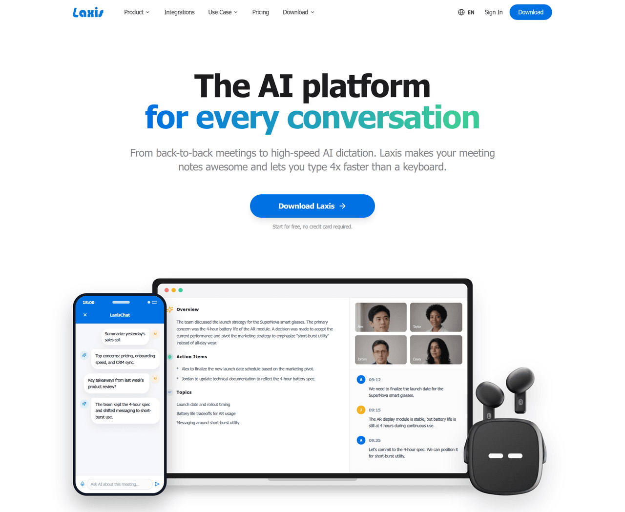 Screenshot of Laxis
