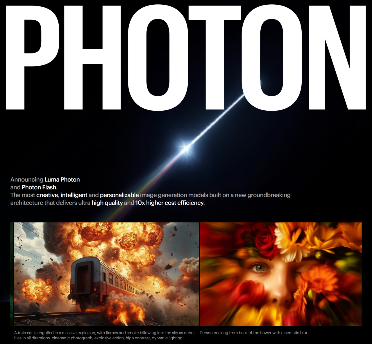 Screenshot of Luma Photon
