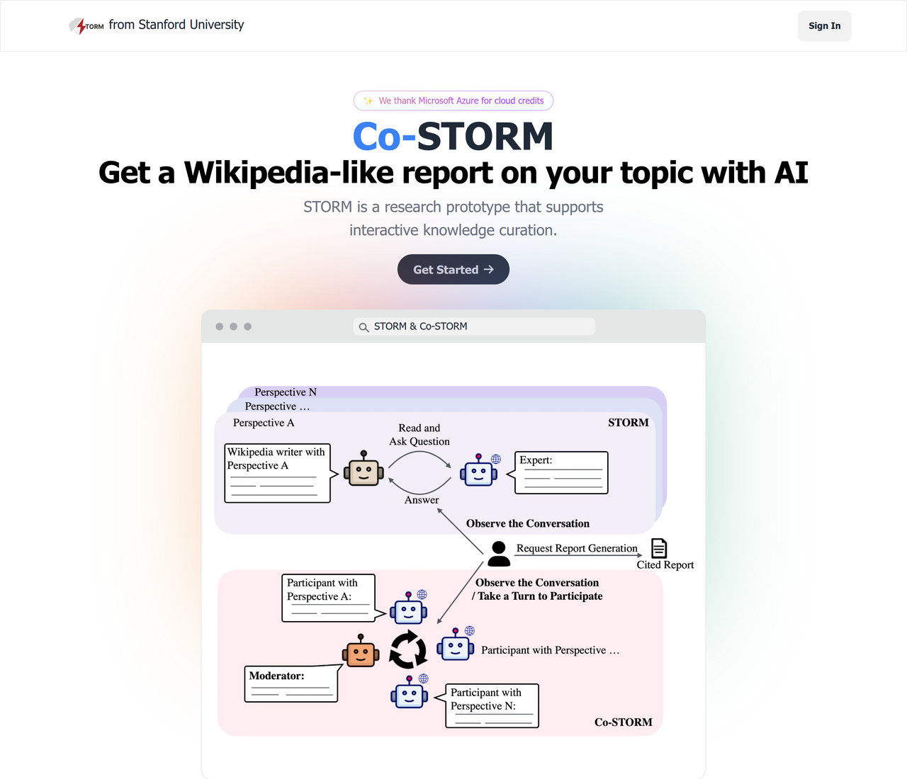 Screenshot of Storm