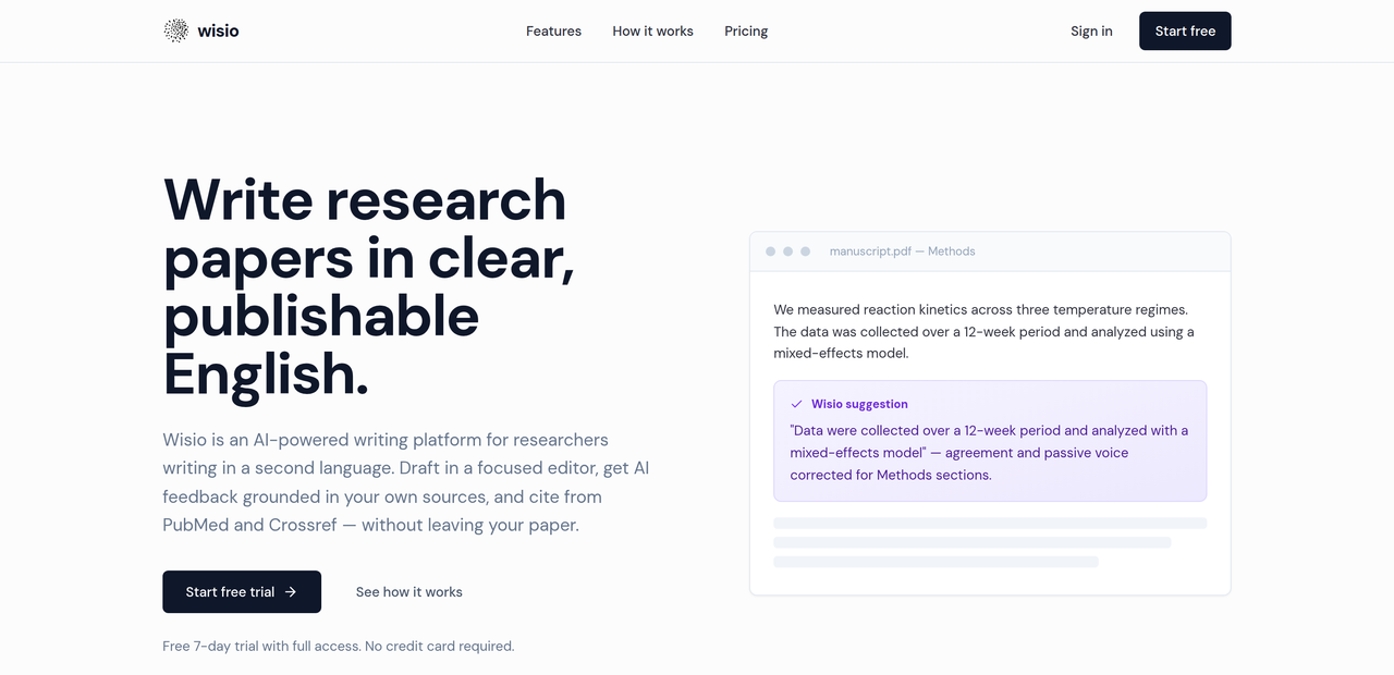 Screenshot of Wisio